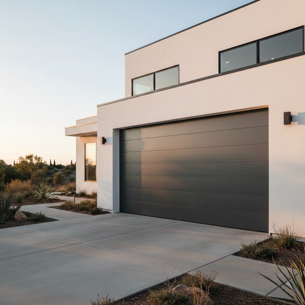 Galaxy Garage Doors technician servicing a garage door in Seattle, WA